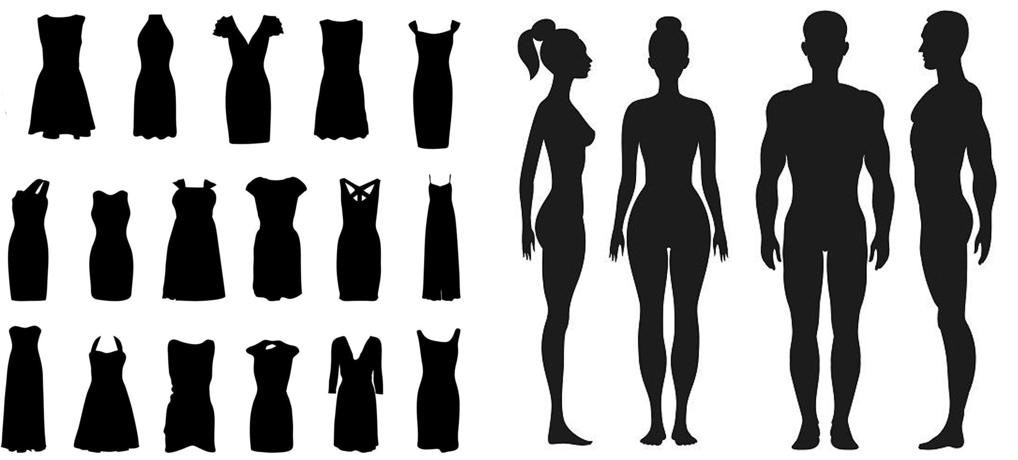 Dress silhouette & Body silhouette